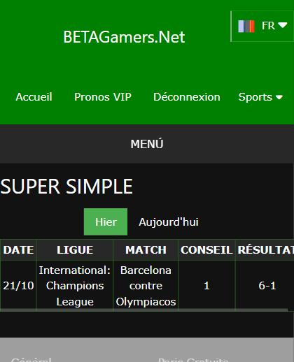 bulletins de paris gagnants